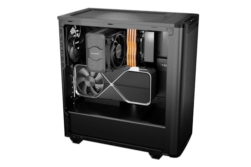 Image of be quiet! Pure Base 501 Black PC case | 2 Preinstalled Quiet Fans | Mid Case | USB 3.2 Gen | Airflow | BGW74