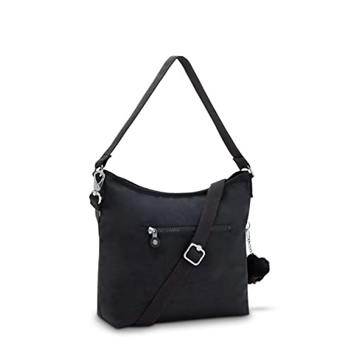 Kipling Women's Belammie Handbag, Organize Accessories, Spacious Interior, Removable Shoulder Strap, Nylon Travel Bag, Black Tonal #TOP1