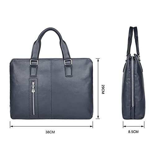 Genuine Leather Briefcases Backpacks, Mens Business Handbags, Messenger Shoulder Bags (Color : Brown)3