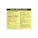 Brady 93537, Hazardous Material Label, (4 Packs of 25 pcs)