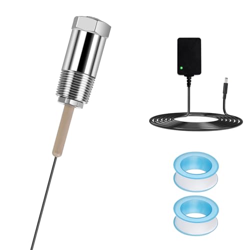 Powered Anode Rod, vattceel Water Heaters Titanium Anode Rod, Prevent Corrosion of Storage Tanks,Improving Water Quality, Up to 20 Years Service Life,NPT 3/4