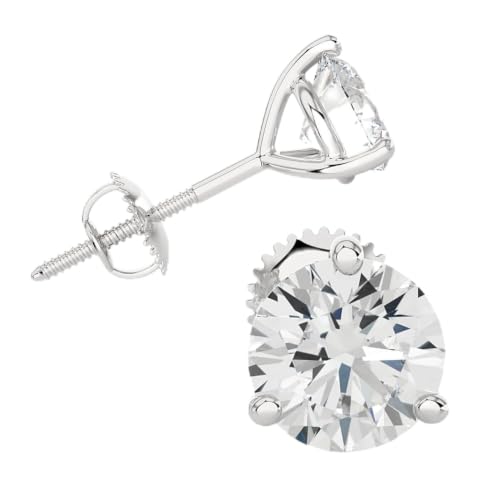 Image of Privosa - Lab Grown Diamond Stud Earrings in 14K Gold