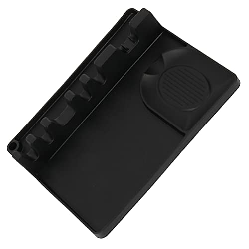 Cabilock Spoons Cooking Spoons Silicone Kitchen Spoon Rest Utensil Rest Drip Pad Non Stove Spatula Holder for Ladle Tongs Kitchen Gadgets Cooking Tools Black Silicone Silicone