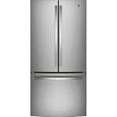 GE GWE19JYLFS 18.6 cu. ft. Counter Depth French Door Refrigerator in Fingerprint Resistant Stainless Steel