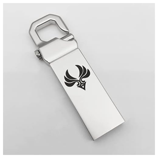 QPWZ Wind Element Genshin Impact Anime U Disk, Personalidade de Desenho Animado Dispositivo de Armazenamento Portátil Rotativo