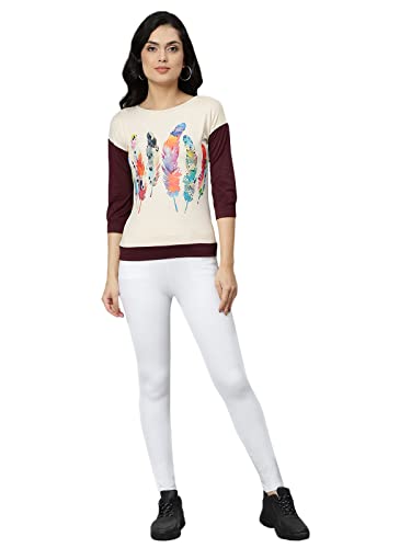 Image of DHRUVI TRENDZ Animal Print Regular Fit Jeans Korean Western Tops for Women Stylish
