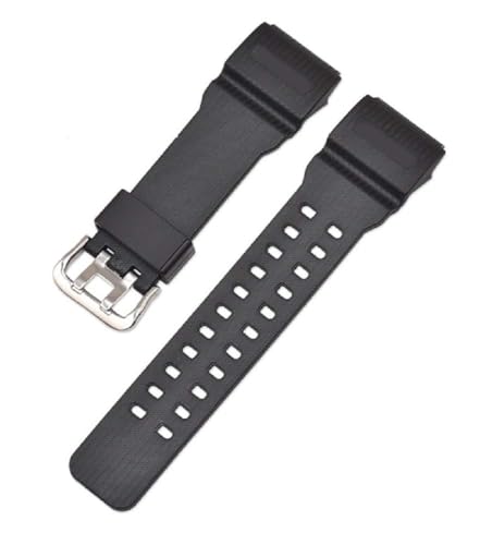Image of Black Silicone Rubber Watch Band Strap Fits Electronic Watch 1095 & Other Watches