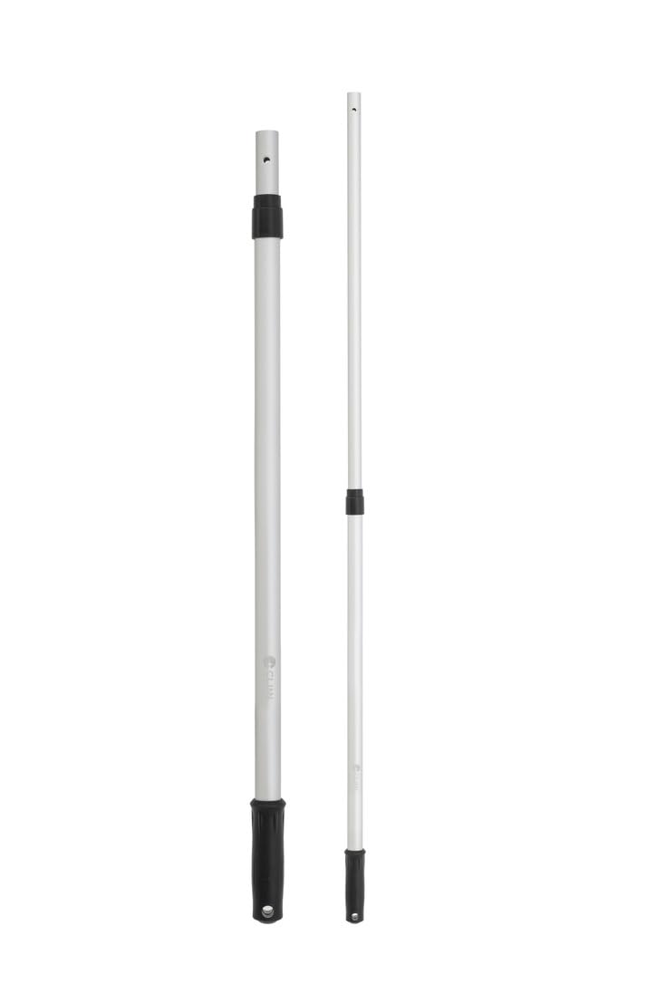 CLINN – Aluminiowy trzonek teleskopowy 130 cm | Lekki kij do mopów, ściągaczek, szczotek | Regulowany uchwyt do sprzątania podłóg, okien, ścian, sufitów