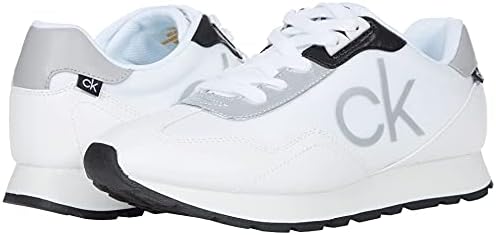 Calvin Klein Women's Caden Sneaker, White, 9 | Image 3