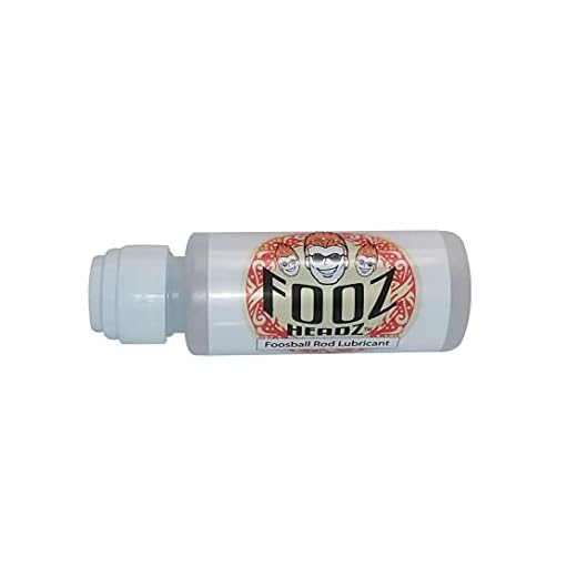 Fooz Headz Foosball Silicone Rod Lubricant. Larger 2 oz. Size. Special applicator tip. No Spills, No Mess.