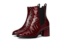 ECCO Women's Sculpted LX 55 Mid-Cut Leather Chelsea Heel Boot, Brick, EU 38/US 7-7.5