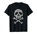 Skull, space, pirate, captain regalos para novio, novia, familia, equipo, cumpleaños, Navidad, temporada, viajes, deportes, ocio, navegación, marinero, vela, ancla, harlock, máscara, esqueleto, azucar, mask, huesos, jolly roger, cyberpunk, tatuaje, tattoo.