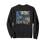 Trendy Design Centered Claude Monet Water Lilies Sweatshirt