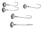 Die Footballjig Form des Bleikopfes und der extrem scharfe Gamakatsu Haken bilden eine perfekte Einheit.