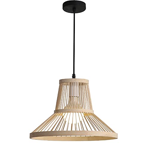 Lámpara de techo moderna E27 para sustituir luces frías por calidez artesanal