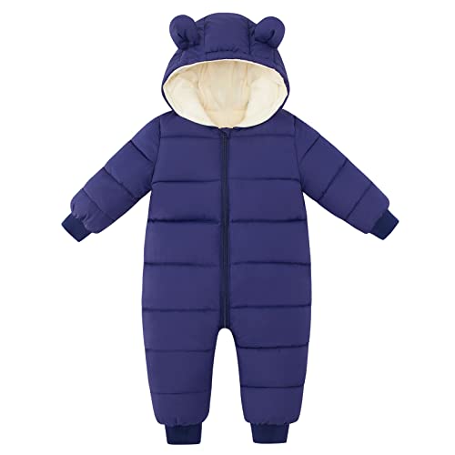 Image of UNIFACO Baby Boys Snowsuit Newborn Baby Girls Winter Coat Toddler Clothes