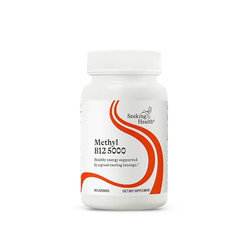 Seeking Health Methyl B12 5000 5000 mcg B12 as Adenosylcobalamin and Methylcobalamin Potent Formula Supports Healthy Metabolism Methylation Cognitive Health Vegan and Vegetarian (60 lozenges)*