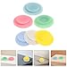 Healeved Silicone Suction Cups 6Pcs Double-Sided Non-Slip Pads for Toddler Elderly and Patient Bowls - Safe and Secure Anti-Spill Solution