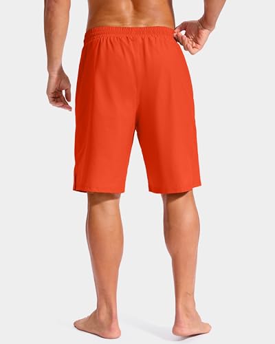 Image of G Gradual Mens Swim Trunks with Compression Liner 7 inch /9'' Quick Dry Board Shorts Swimsuit Bathing Suit for Men Zipper Pockets