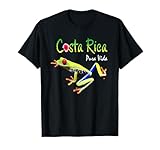 Costa Rica Pura Vida Travel Souvenir Vacation Frog Nature T-Shirt