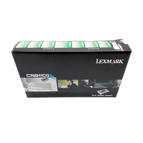 Lexmark C748H1CG Cyan OEM Toner High Yield (10,000 Yield)
