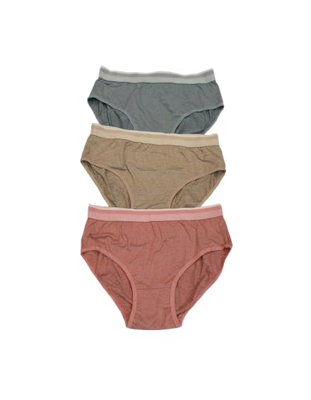 smartshree Women Cotton Comfortable Bikini Panties | Soft Stretch Ladies Underwear | Mid Waist Breathable Panty (Pack of 3)-picture-33
