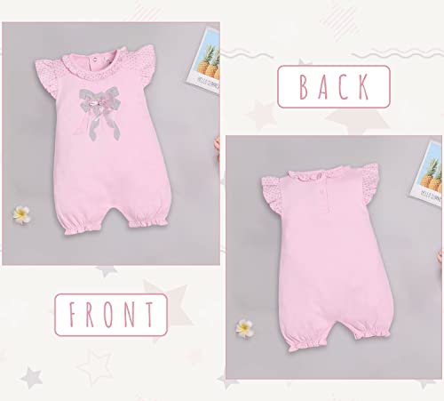 Image of BABY GO 100% Cotton Romper /Summer clothes /Creeper /new born /infant wear /for baby Girls 3 /6M