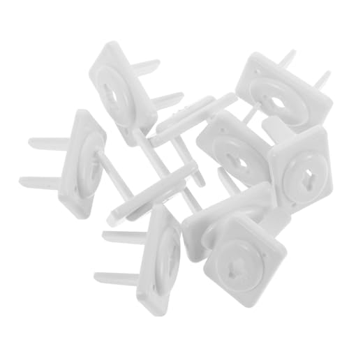 ERINGOGO 10Pcs Babyproof Outlet Covers Safety Plug Protectors for Standard Outlets Easy Installation Electrical Safety Covers Sleek Design for Home Decor from Hazards
