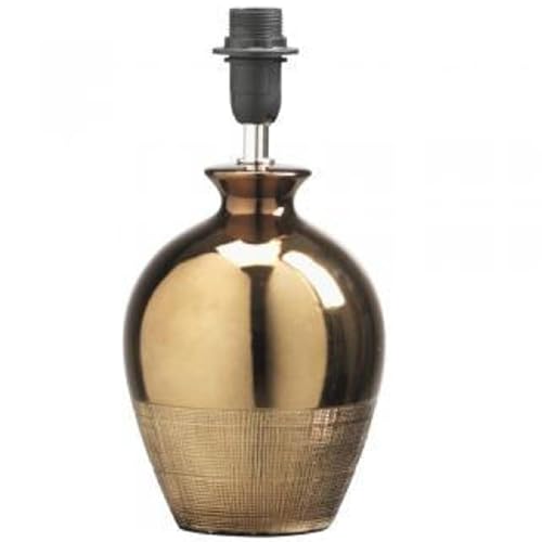 Britalia Copper Metallic Ceramic Table Lamp Base - 26cm Height - 1 x SES E14 Small Edison Screw Lamp Required (Not Included). Suitable for Standard LED Lamps - Image 3