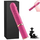 Guspiun Dildo Sexmaschine für Frauen mit 10 Vibration Stoßfunktion, Vibratorensets für Frauen Männer, Dildos fickmaschine Maschinen Geräte, Erotik Vibrator Sex Spielzeug für die Paare （Rosa）