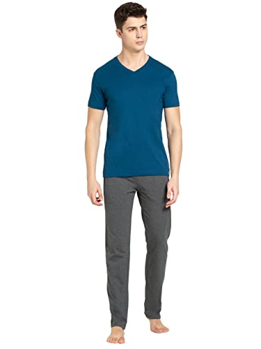 Jockey 2726 Men's Super Combed Cotton Rich Solid V Neck Half Sleeve T-Shirt