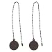 OSALADI 2PCS Wentylatory Sufitowe Łańcuch Pociągowy: Wiszący Lekki Łańcuch Ciągnięcia Metalowy Rozszerzenie Łańcucha Pociągowego Do Sufitu Light Lampa Łańcuch Wentylatora (Brązowy)