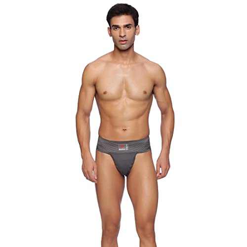 omtex Athletic Gym Cotton Stretchable Supporter Jockstraps with Cup Pocket, Ideal for Workout and Sports Quick Dry Moisture Wicking Underwear