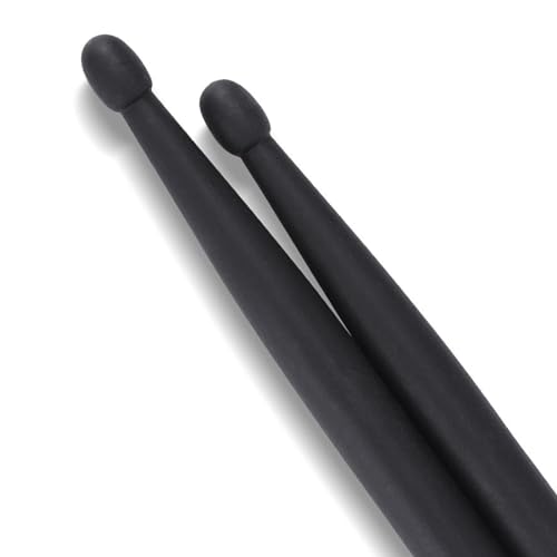 Par de baquetas 5A de fibra de carbono clásicas para batería, juego de baquetas para niños y adultos miniatura 5