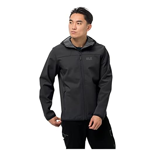 Jack Wolfskin Northern Point herr softshell jacka, svart, L