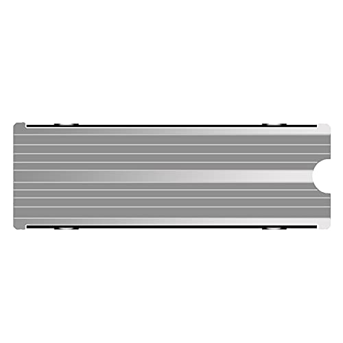 Image of SGTKJSJS M.2 Heatsink Cooler 2280 SSD Double-Sided Heat Sink with Thermal Silicone pad for PS5 /PC PCIE NVME M2 SSD (Silver)