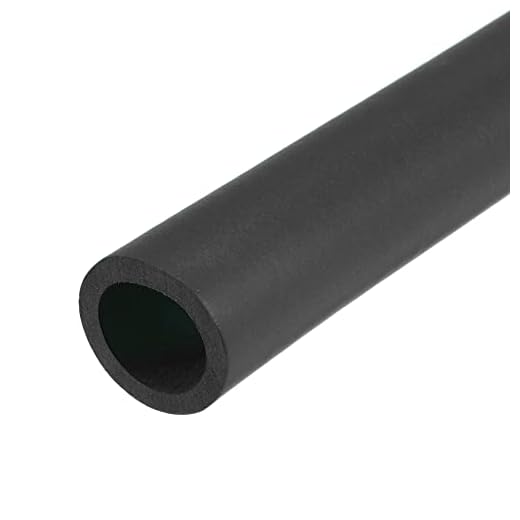 uxcell Foam Tubing for Handle Grip Support, Pipe Insulation, 25mm(1") ID 35mm OD 1m Length Black