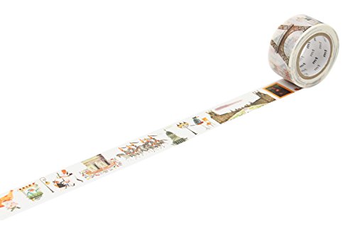 MT Masking Tape Ruban de masquage avec motif de Miroslav Sasek This is Paris