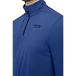 TCA Men's Fusion Pro Quickdry Long Sleeve Half Zip Running Shirt – Athletic Workout Pullover with Pocket & Thumb Holes - Image 3