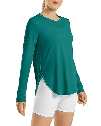 Image of G4Free Lightbreeze Womens UPF 50+ Long Sleeve Workout Tops Quick Dry UV Sun Shirt Running Gym Hiking Yoga Casual Lightweight