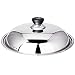 Produktbild Topfdeckel Glasdeckel Pfannendeckel Universal-Pan Deckel Runde Ersatz-Dampfer Hohe Abdeckung Edelstahl Pfannen Wok ersetzen Topf Deckel for Haushalt Küche (Size : 38CM)