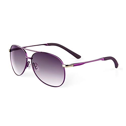 MAFENLY 2021 moda TAC Memory Frame Flying polarizado señoras al aire libre conducción color cambiante gafas de sol, Púrpura T4 Cover