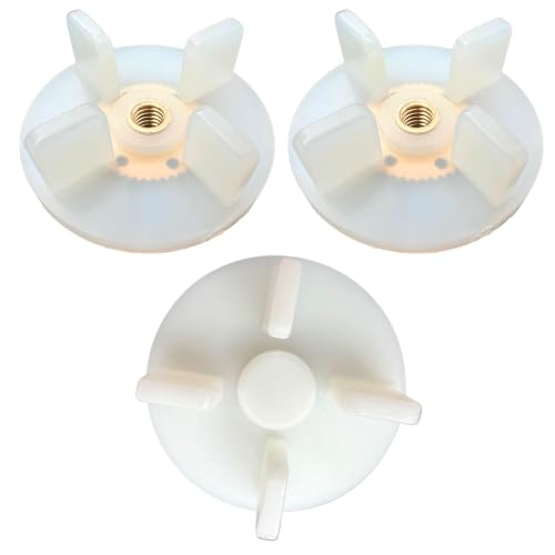 Image of cooker And mixer Coupler Combo For Mixer-Preethi,Pigeon,Hawells,Kenstar,Sumeet,Bajaj,Crompton,Lifelong,Ganga,Premier,Orient & For Almost All Mixer Grinders (Jar Coupler-2,Motor Coupler -1),Half White