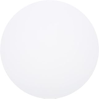 Tela redonda de 40 cm, painel de tela de pintura em branco de 4 camadas, placa de tela para pintura, derramamento de acrílico