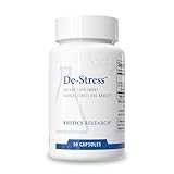BIOTICS RESEARCH De-Stress Patented Nutrient Designed to Support Calmness, Healthy Sleep Habits, All-Natural Supports Mental Wellness & Calm. 30 Capsules