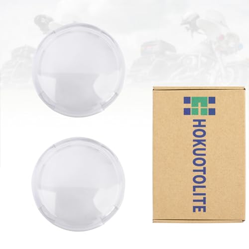 Image of Turn Signal Lens Kit,Front /Rear Bullet Turn Signal Light Replacement Lenses Covers for Harley Sportster 883 1200 /Touring Road King Electra Glide Street Glide /Softail /Dyna /V-Rod,Clear,2 PCS