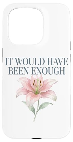 Elegant Lily It Would Have Enough Christian Faith�B �X�}�z�P�[�X iPhone 15 Pro �p