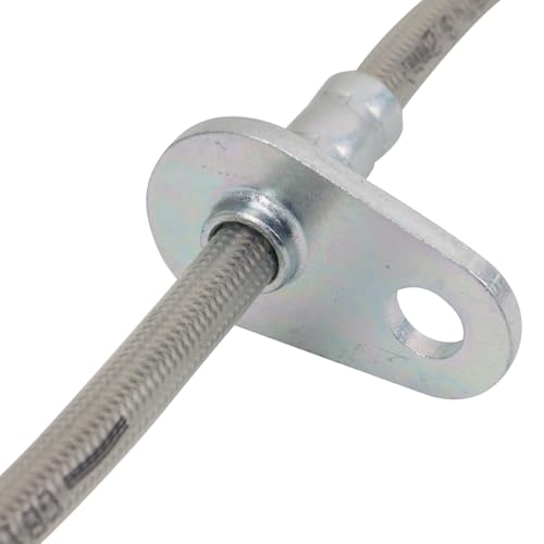 Image of TRQ Front Performance Brake Hose Set Compatible with 2003-2011 Honda Element