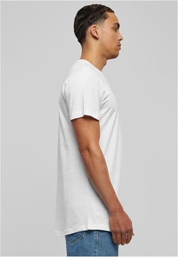 Urban Classics Shaped Long Tee, Camiseta Hombre, Blanco (White), 4XL