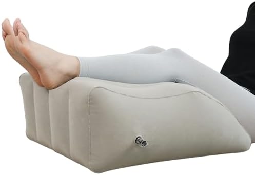 Bloomoja Inflatable Leg Elevation Pillow, Wedge Pillows for Sleeping Swelling, Circulation, Leg Support, Knee Pillow for Legs Relax Muscles and Comfort Reduce Swelling